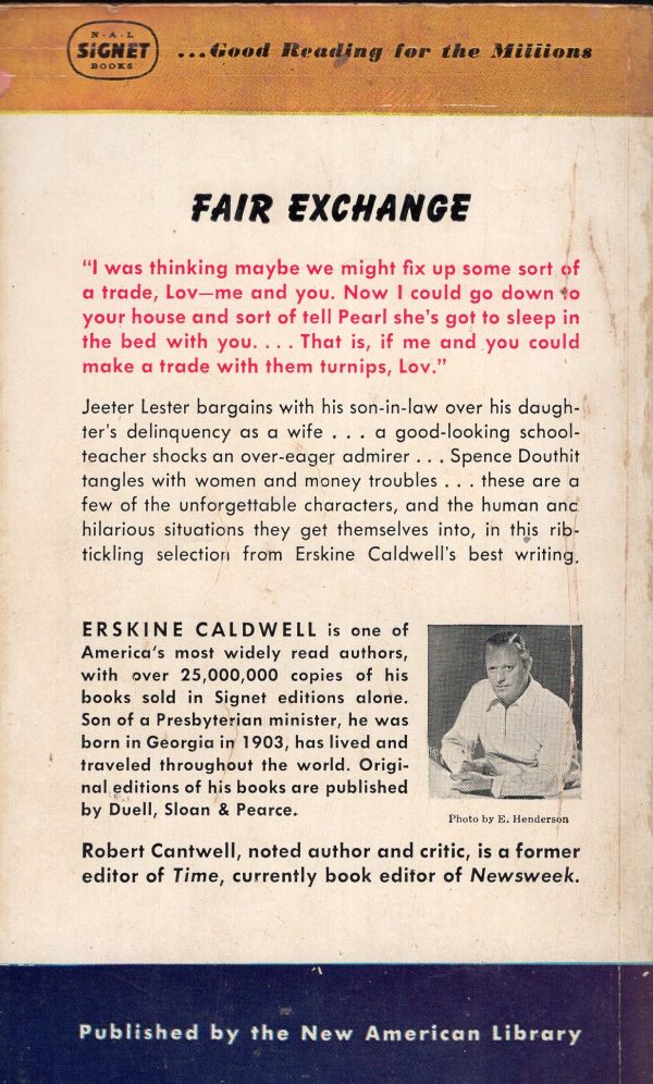 The Humorous Side of Erskine Caldwell Fashion