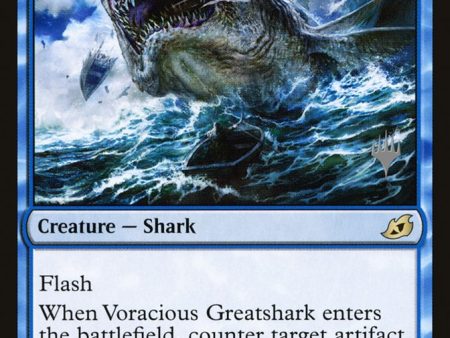 Voracious Greatshark (Promo Pack) [Ikoria: Lair of Behemoths Promos] on Sale