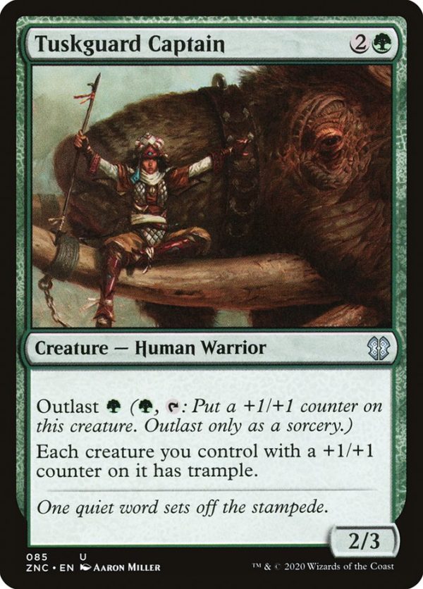 Tuskguard Captain [Zendikar Rising Commander] Online Sale