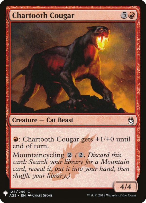 Chartooth Cougar [Mystery Booster] on Sale