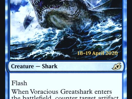 Voracious Greatshark [Ikoria: Lair of Behemoths Prerelease Promos] on Sale