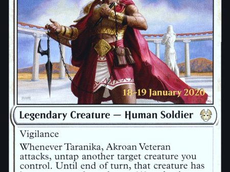 Taranika, Akroan Veteran [Theros Beyond Death Prerelease Promos] Online Hot Sale