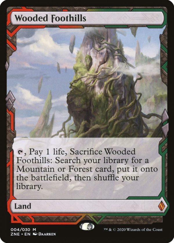 Wooded Foothills (Expeditions) [Zendikar Rising Expeditions] Discount