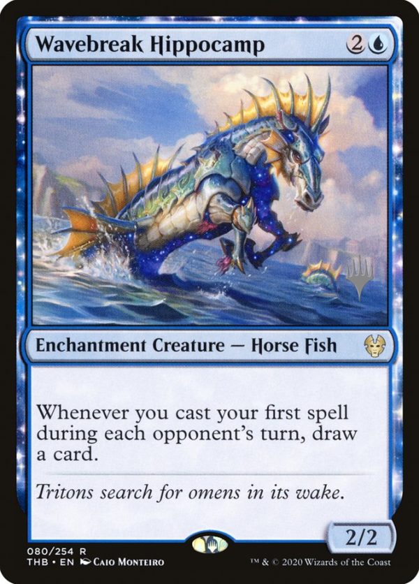 Wavebreak Hippocamp (Promo Pack) [Theros Beyond Death Promos] on Sale