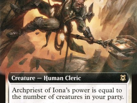 Archpriest of Iona (Extended Art) [Zendikar Rising] Discount