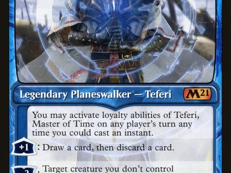 Teferi, Master of Time (Showcase) (290) [Core Set 2021] For Sale