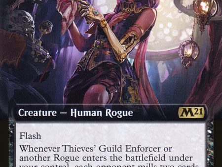 Thieves  Guild Enforcer (Extended Art) [Core Set 2021] For Sale