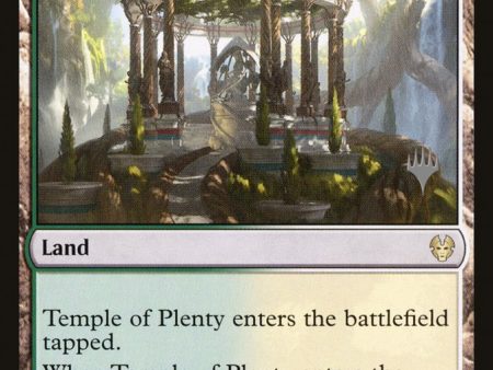 Temple of Plenty (Promo Pack) [Theros Beyond Death Promos] For Discount