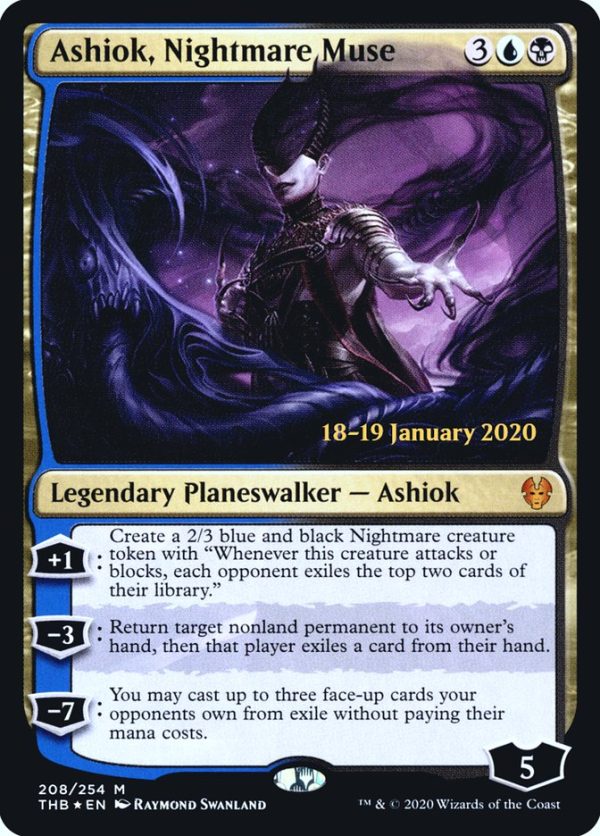 Ashiok, Nightmare Muse [Theros Beyond Death Prerelease Promos] Fashion