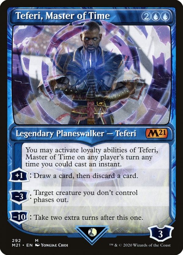 Teferi, Master of Time (Showcase) (292) [Core Set 2021] Online