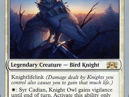 Syr Cadian, Knight Owl [Unsanctioned] Sale