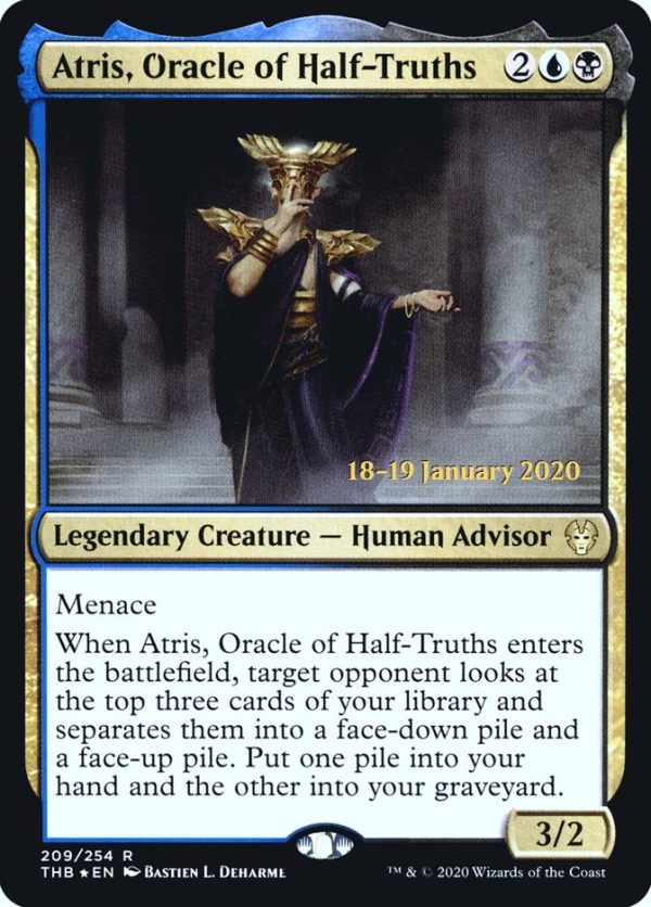 Atris, Oracle of Half-Truths [Theros Beyond Death Prerelease Promos] on Sale