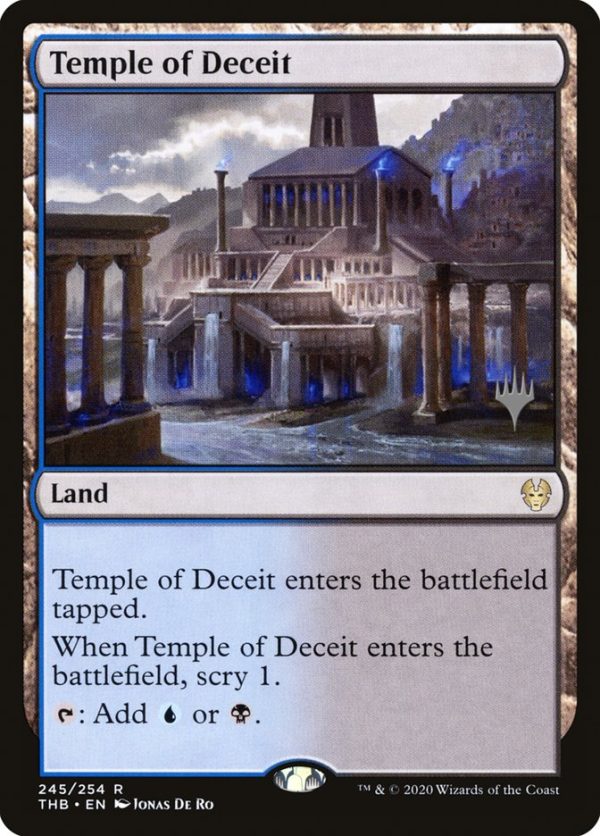 Temple of Deceit (Promo Pack) [Theros Beyond Death Promos] Online Sale