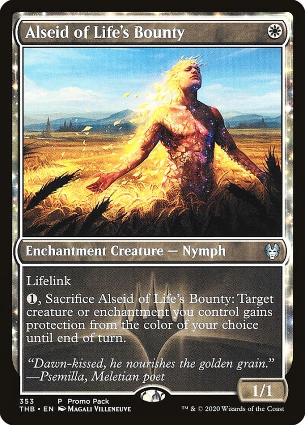 Alseid of Life s Bounty (Promo Pack) [Theros Beyond Death Promos] For Cheap