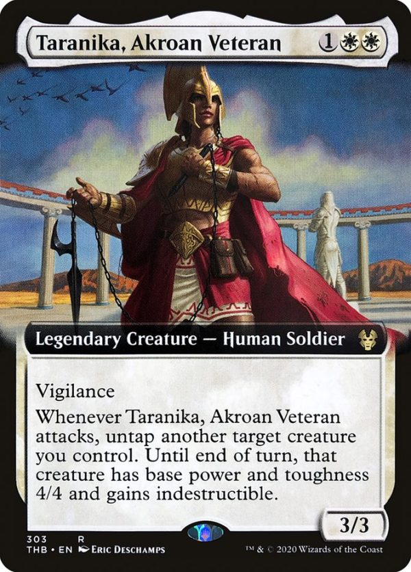 Taranika, Akroan Veteran (Extended Art) [Theros Beyond Death] Online now