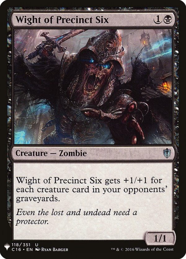 Wight of Precinct Six [Mystery Booster] Online Sale