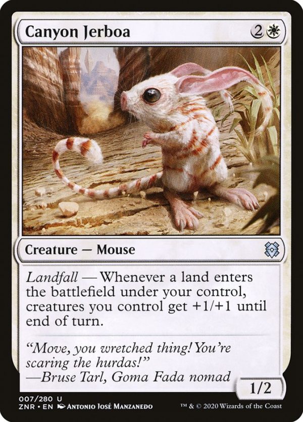 Canyon Jerboa [Zendikar Rising] on Sale