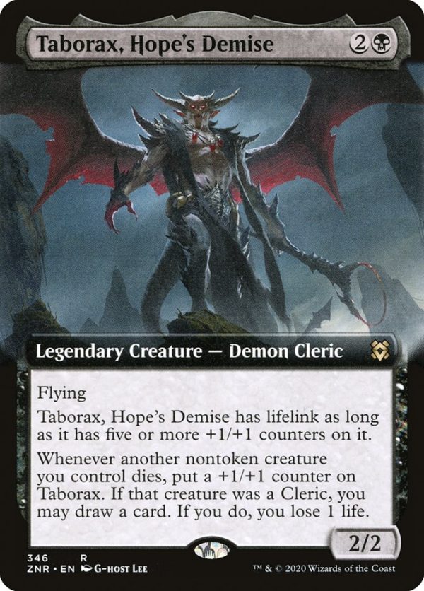 Taborax, Hope s Demise (Extended Art) [Zendikar Rising] Online