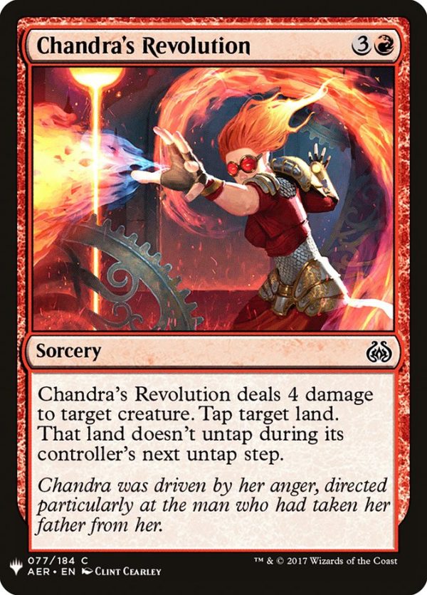 Chandra s Revolution [Mystery Booster] Online now