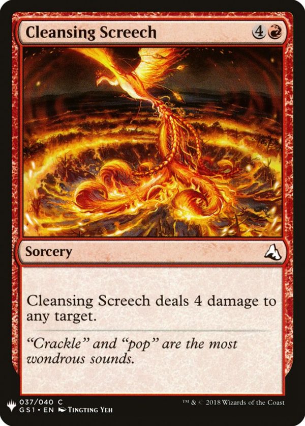 Cleansing Screech [Mystery Booster] Online Hot Sale