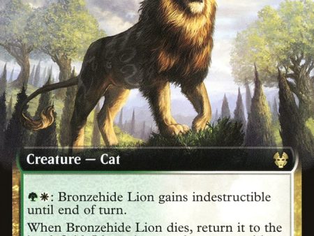 Bronzehide Lion (Extended Art) [Theros Beyond Death] Cheap