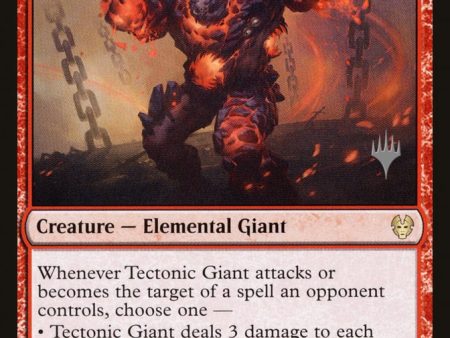 Tectonic Giant (Promo Pack) [Theros Beyond Death Promos] Fashion