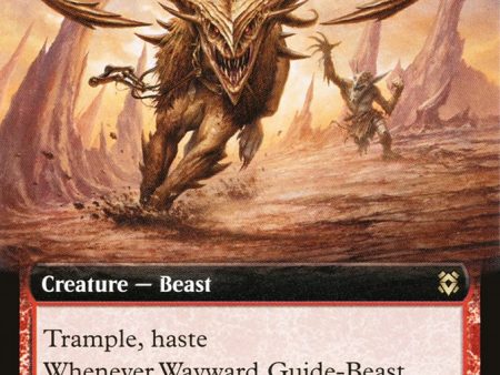 Wayward Guide-Beast (Extended Art) [Zendikar Rising] Hot on Sale