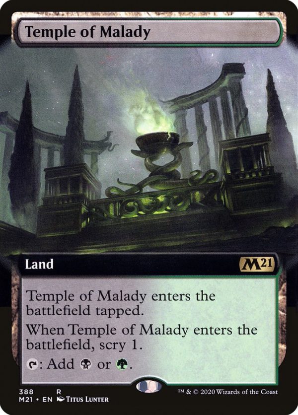 Temple of Malady (Extended Art) [Core Set 2021] For Cheap