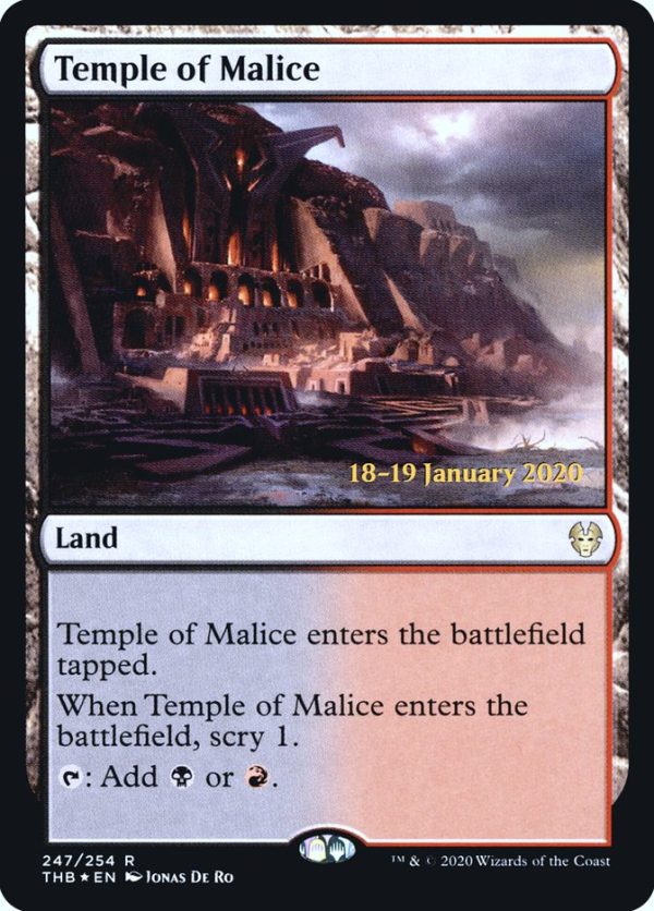 Temple of Malice [Theros Beyond Death Prerelease Promos] Cheap