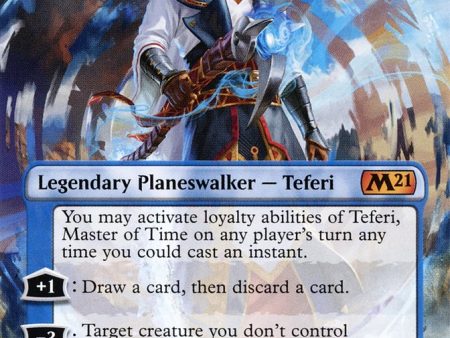 Teferi, Master of Time (Borderless) [Core Set 2021] Hot on Sale