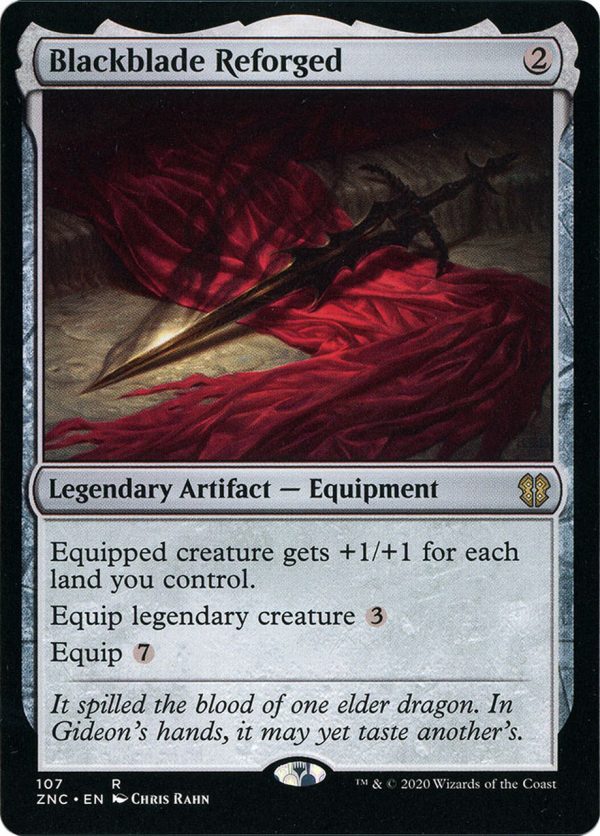 Blackblade Reforged [Zendikar Rising Commander] Discount