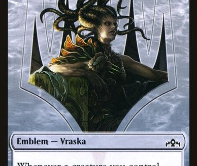 Vraska Emblem    Human Double-Sided Token [Challenger Decks 2020 Tokens] Online Hot Sale