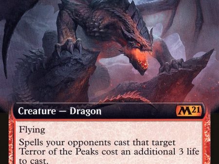 Terror of the Peaks (Extended Art) [Core Set 2021] Cheap