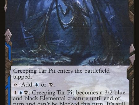 Creeping Tar Pit (Expeditions) [Zendikar Rising Expeditions] Cheap