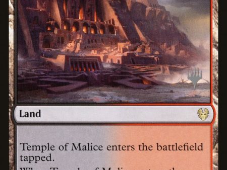 Temple of Malice (Promo Pack) [Theros Beyond Death Promos] Hot on Sale