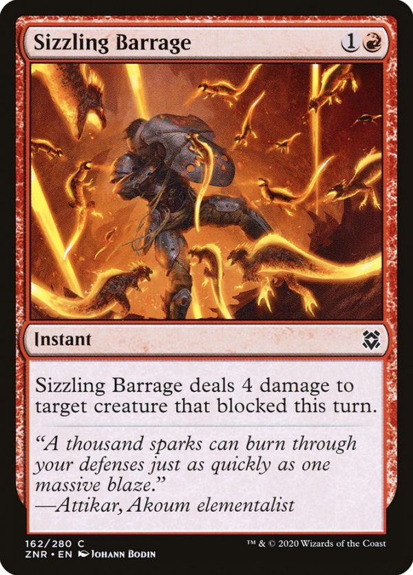 Sizzling Barrage [Zendikar Rising] Discount