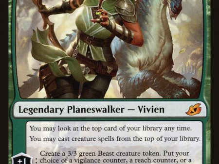 Vivien, Monsters  Advocate (Promo Pack) [Ikoria: Lair of Behemoths Promos] For Sale