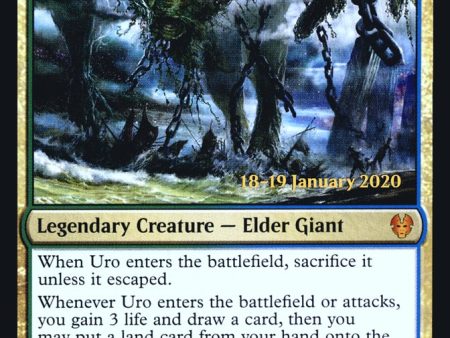 Uro, Titan of Nature s Wrath [Theros Beyond Death Prerelease Promos] Supply