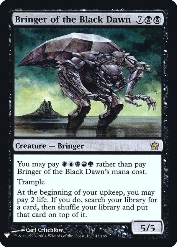 Bringer of the Black Dawn [Mystery Booster] Supply