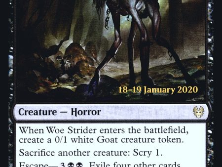 Woe Strider [Theros Beyond Death Prerelease Promos] Supply