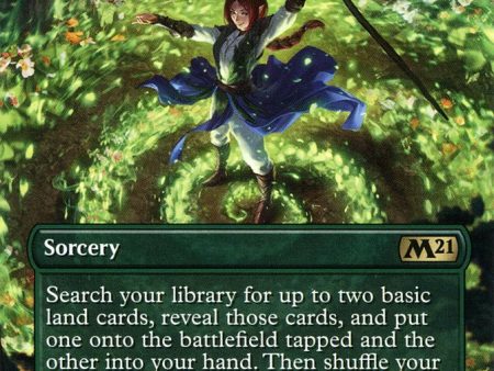 Cultivate (Borderless Alternate Art) [Core Set 2021] Cheap