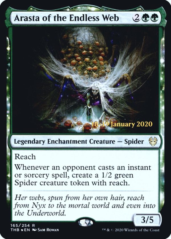 Arasta of the Endless Web [Theros Beyond Death Prerelease Promos] For Cheap