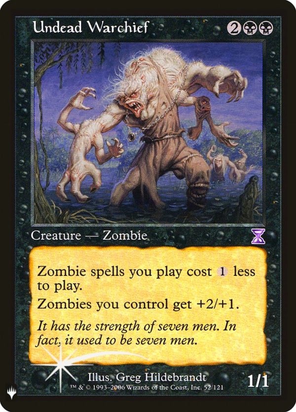 Undead Warchief [Mystery Booster] Cheap