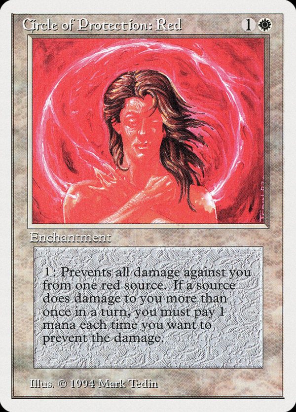 Circle of Protection: Red [Summer Magic   Edgar] Online Sale