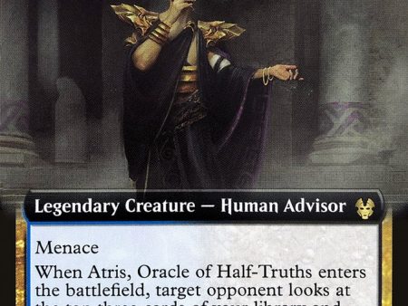 Atris, Oracle of Half-Truths (Extended Art) [Theros Beyond Death] Online Sale