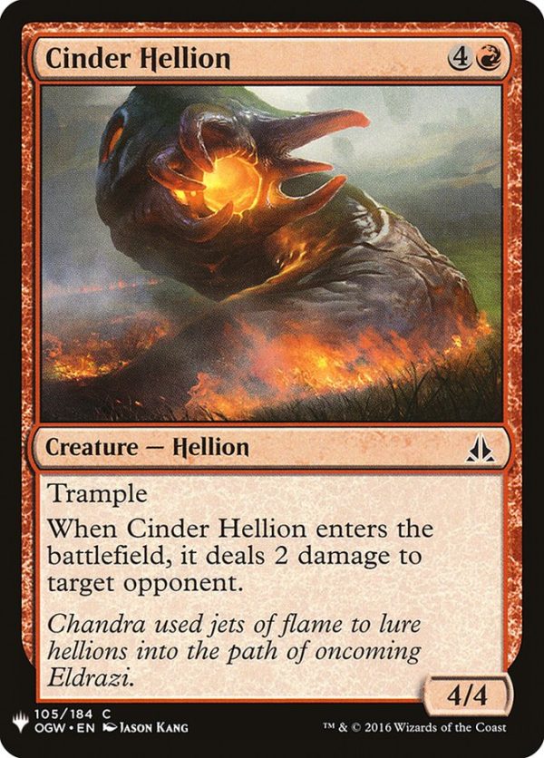 Cinder Hellion [Mystery Booster] Supply