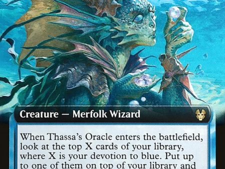 Thassa s Oracle (Extended Art) [Theros Beyond Death] Hot on Sale