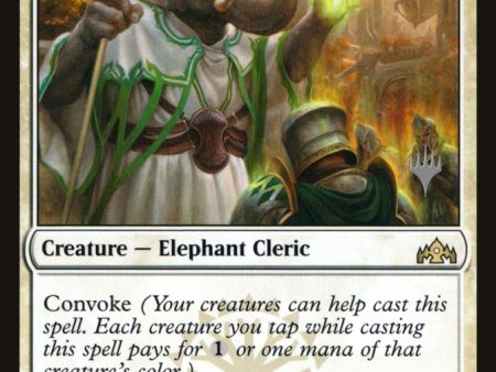 Venerated Loxodon (Promo Pack) [Guilds of Ravnica Promos] Cheap