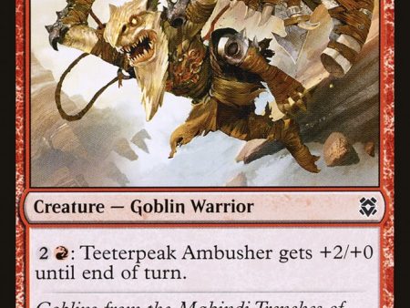 Teeterpeak Ambusher [Zendikar Rising] Fashion