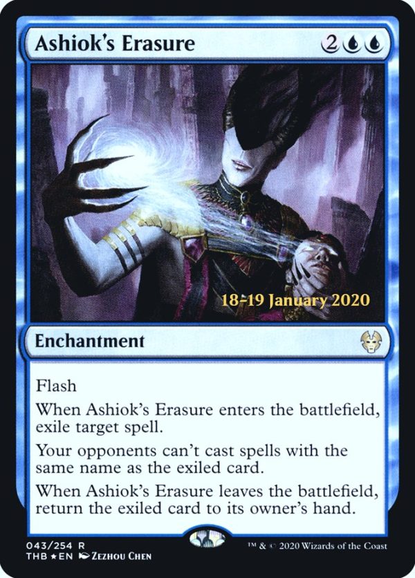 Ashiok s Erasure [Theros Beyond Death Prerelease Promos] Hot on Sale